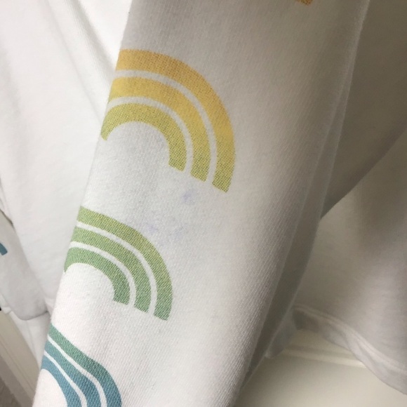 Madewell x Free & Easy® Rainbow Graphic Crewneck Sweatshirt Size Small. - Picture 11 of 11